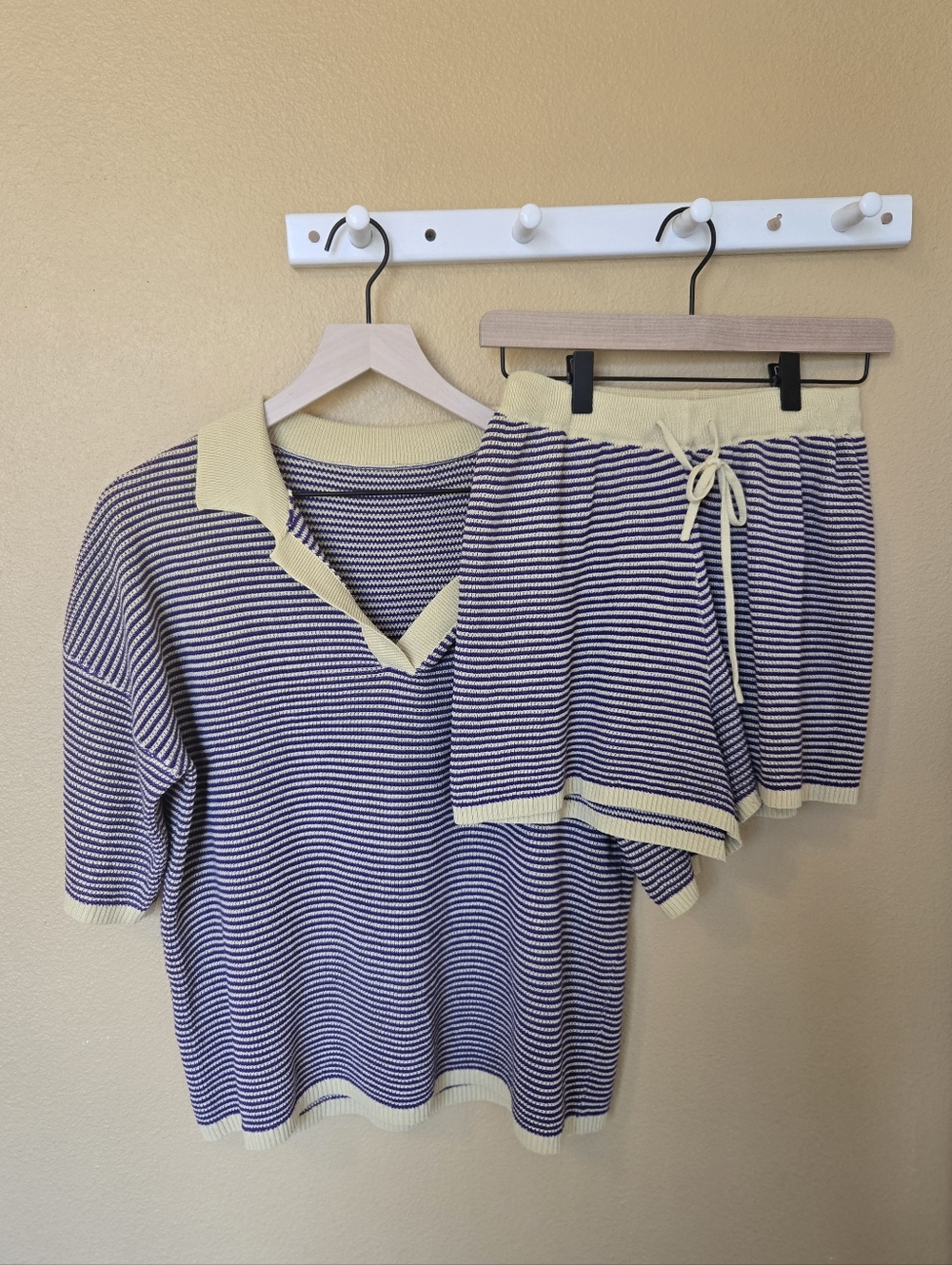 Striped Knit 2 PIECE SET
